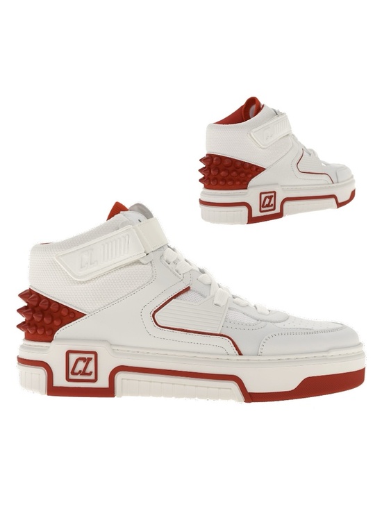 Christian Louboutin Other - Christian Louboutin Astrolubi Mid Top Sneakers White Leather Size 9 US N…